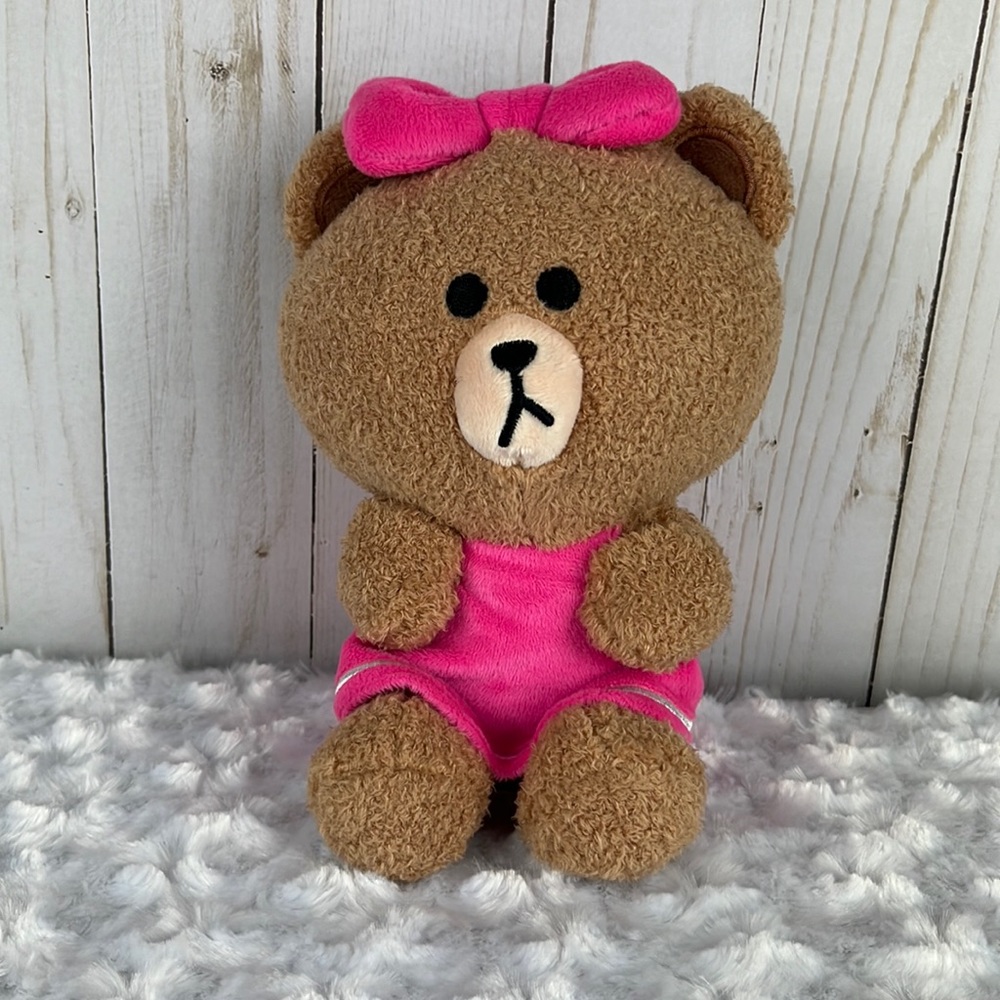 Line Friends Choco 7 Inch Seater Plush